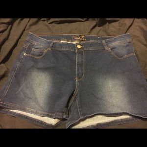 Rue21+ Denim Shorts
